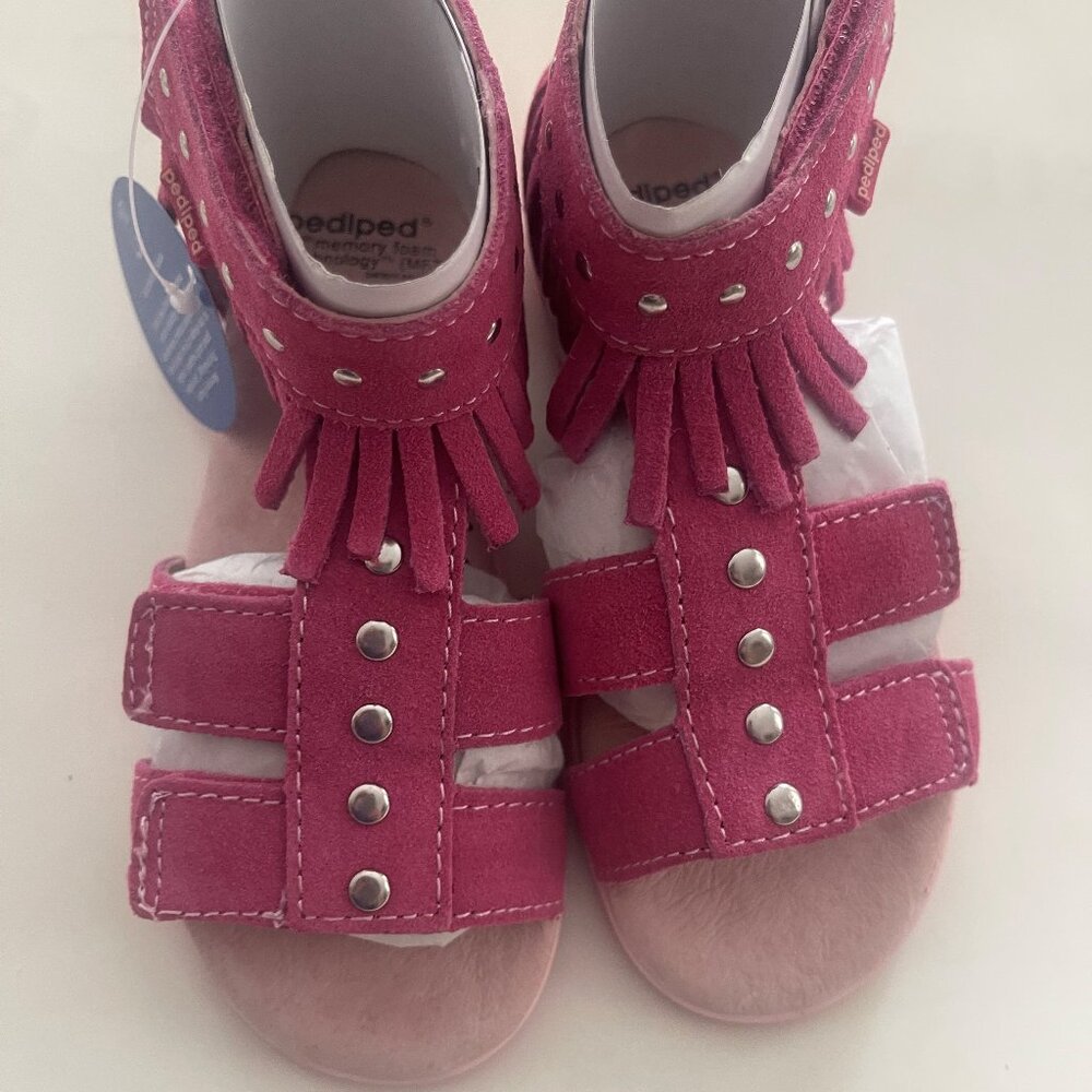 pediped Rosalie Fuchia sandals